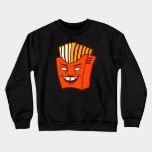 Sketchy Face Fries Crewneck Sweatshirt